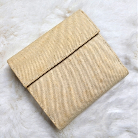 Céline Vintage Canvas & Leather Wallet with Box – Made in Italy - Picture 11 of 16